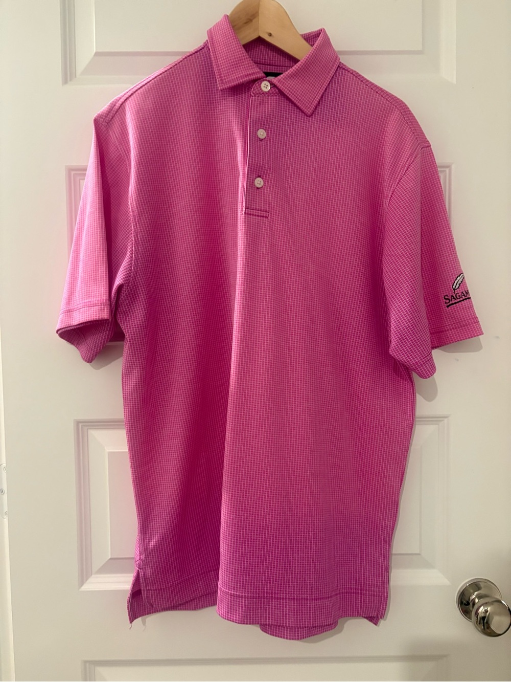 FootJoy Hot Pink Short-Sleeve Polo